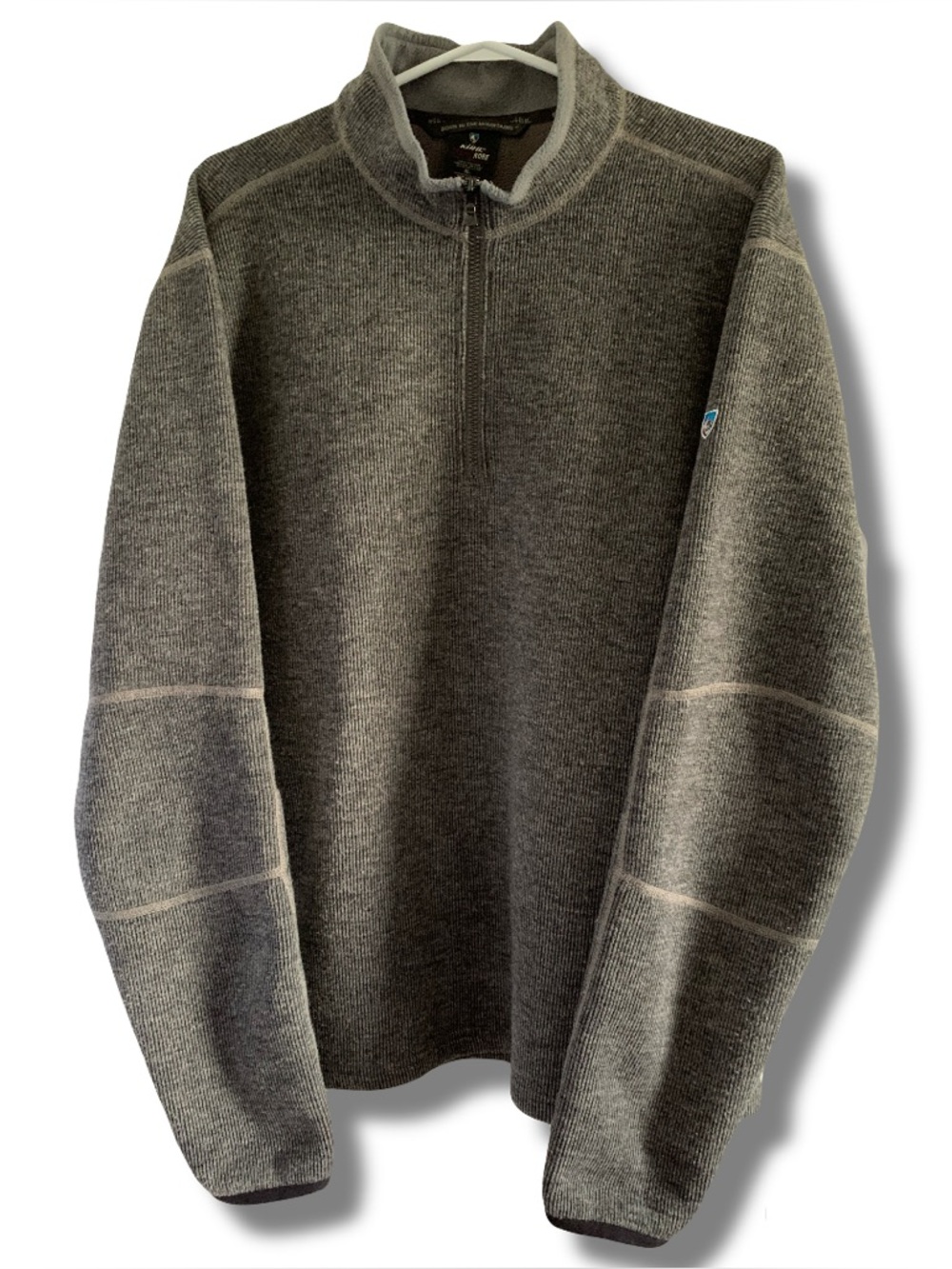 Kühl Thor Zip Thermo Kore Temp Regulated Wool Blend Fleece Sweater Size XL